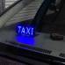 Табличка-шашка такси TAXI светодиодная 45 SMD LED, улучшенная, зеленый, белый, синий, красный цвет