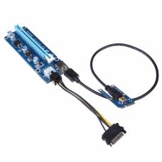 Райзер-адаптер MINI PCI-E USB 3.0 PCI-E Express 1x to16x  40 см