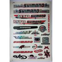 Наклейки на велосипед Shimano