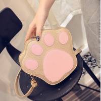 Молодежная женская сумка след панды, лапа