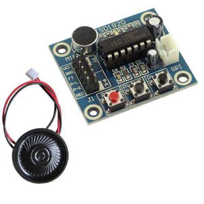 Модуль записи, воспроизведения звука c динамиком, Arduino