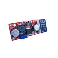 Знижуючий перетворювач напруги DC-DC LM2596 + вольтметр