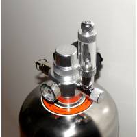 DIY СО2 генератор на стальном баллоне 4л с ЭМК