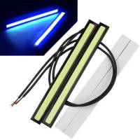 Дневные ходовые огни, 2x6 Вт, DRL LED короткие 14см, голубые