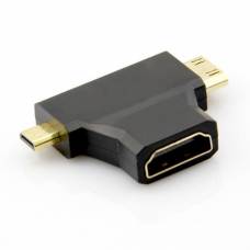 Адаптер-перехідник з HDMI на Mini HDMI і Micro HDMI (Full HD +3D)