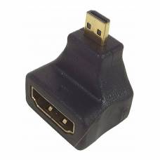 Кутовий перехідник HDMI (мама) - micro-HDMI (тато)