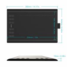 Графічний планшет з пером HUION New 1060 Plus 8192 суперкомплект