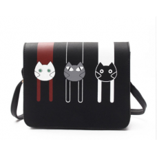красива сумка з принтом кішки, стильна жіноча сумка в україні, сумка кішка, жіночі сумки