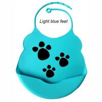 Детский фартук силиконовый слюнявчик  для кормления малышей 