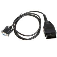 Переходник с RS232 DB9 COM мама на OBD2 16pin папа
