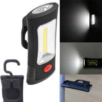 Лампа фонарь с магнитом и крючком для палатки кемпинга 1COB+3SMD LED