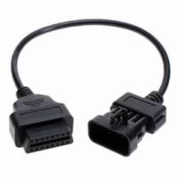 Перехідник з OBD2 16pin мама на Opel 10pin тато