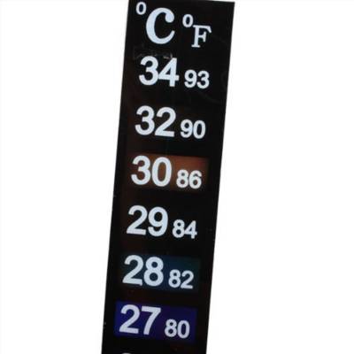Термометр наклейка для акваріуму